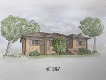 Load image into Gallery viewer, Watercolour House Portrait